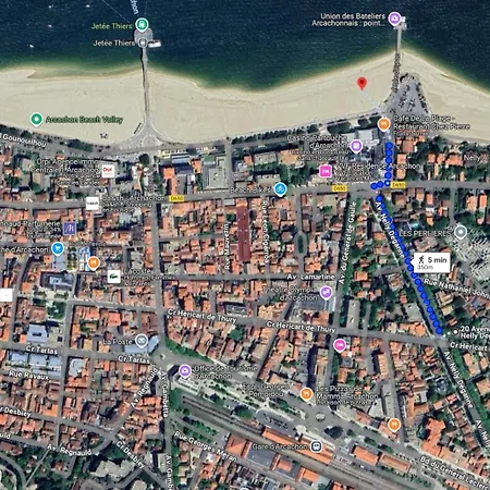 Magnifique Familiale Avec Jardin, Parking Prive, Proche Plages, Commerces, Gare, Jusqu'a 12 Pers